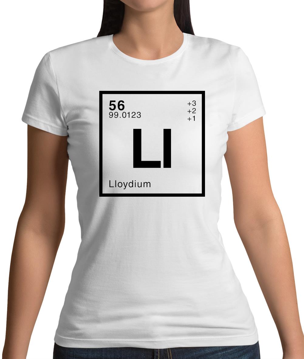 Lloyd - Periodic Element Womens T-Shirt Lloyd - Periodic Element Womens T-Shirt