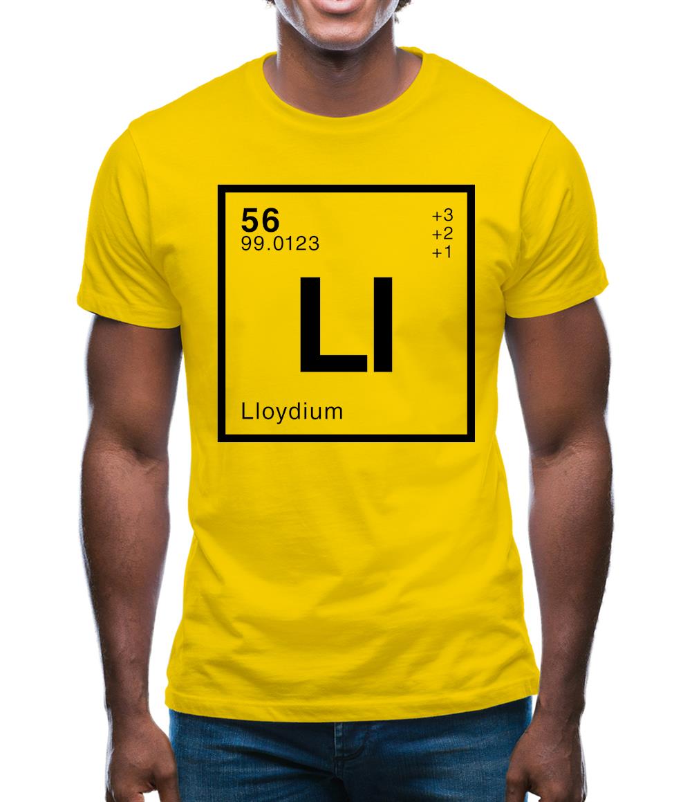 Lloyd - Periodic Element Mens T-Shirt Lloyd - Periodic Element Mens T-Shirt