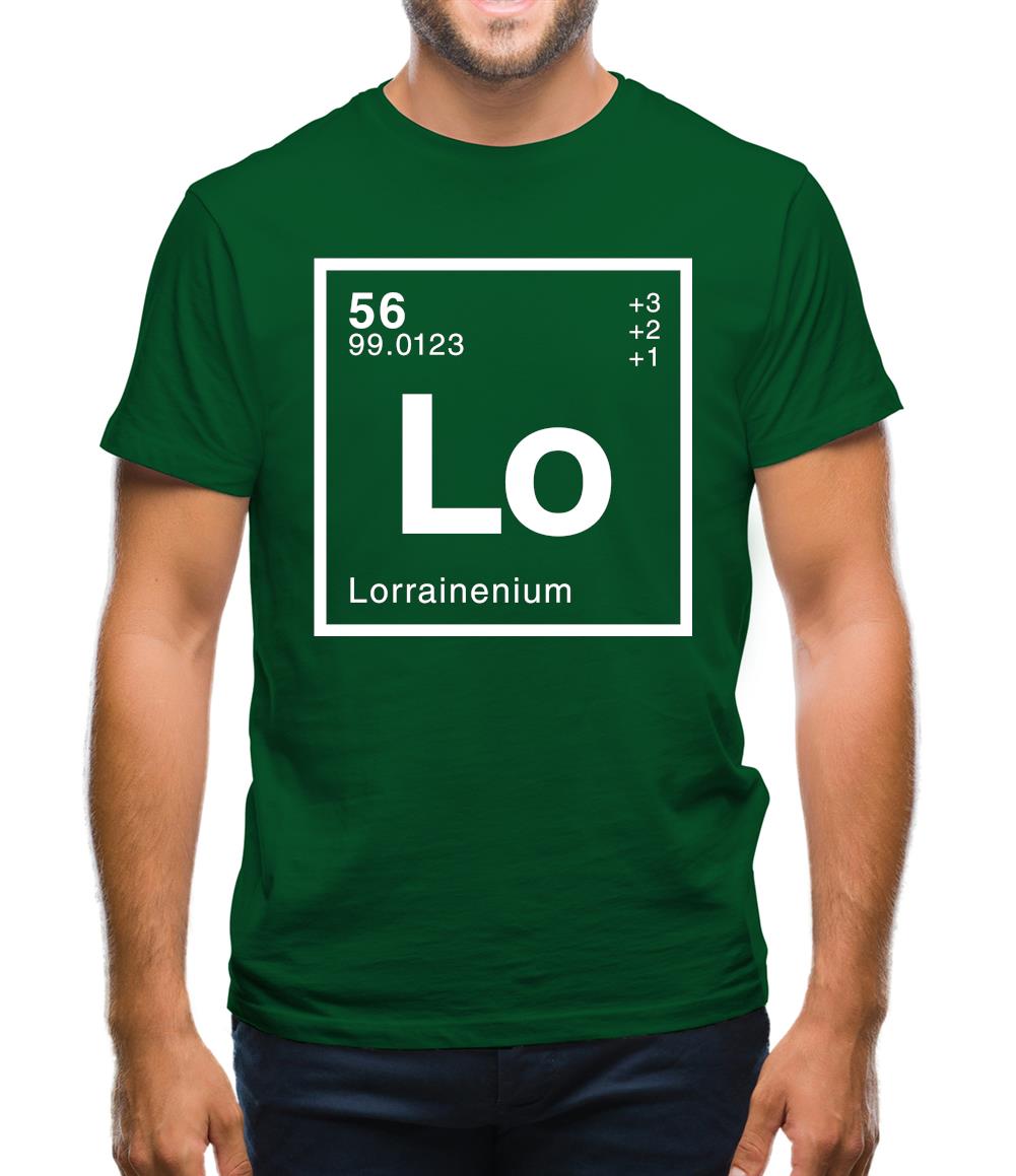 Lorraine - Periodic Element Mens T-Shirt Lorraine - Periodic Element Mens T-Shirt