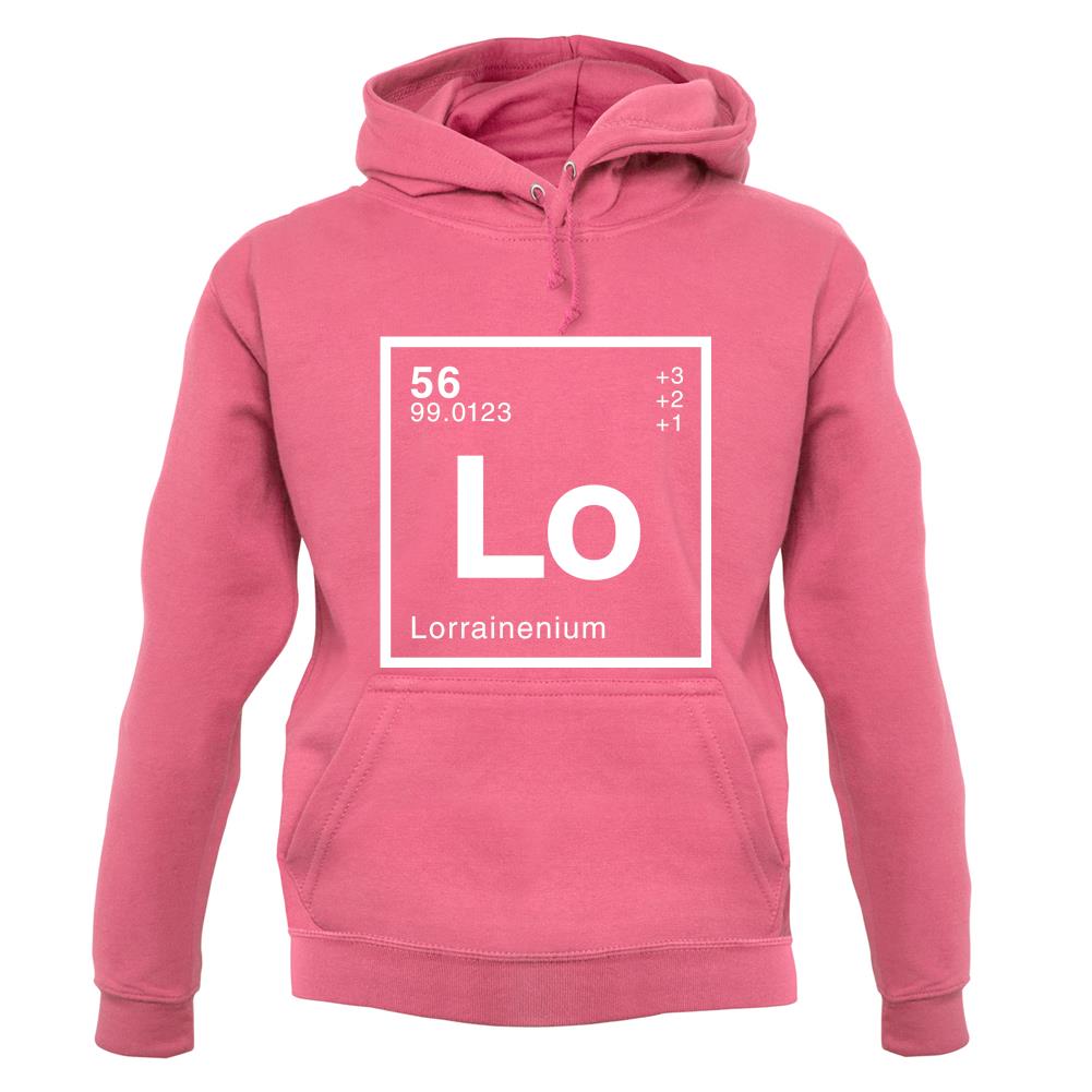 Lorraine - Periodic Element unisex hoodie Lorraine - Periodic Element unisex hoodie