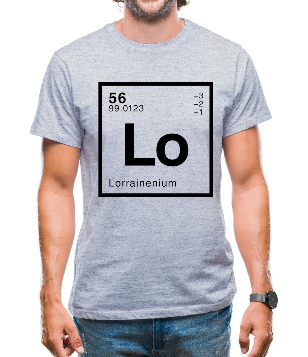 Lorraine - Periodic Element Mens T-Shirt Lorraine - Periodic Element Mens T-Shirt