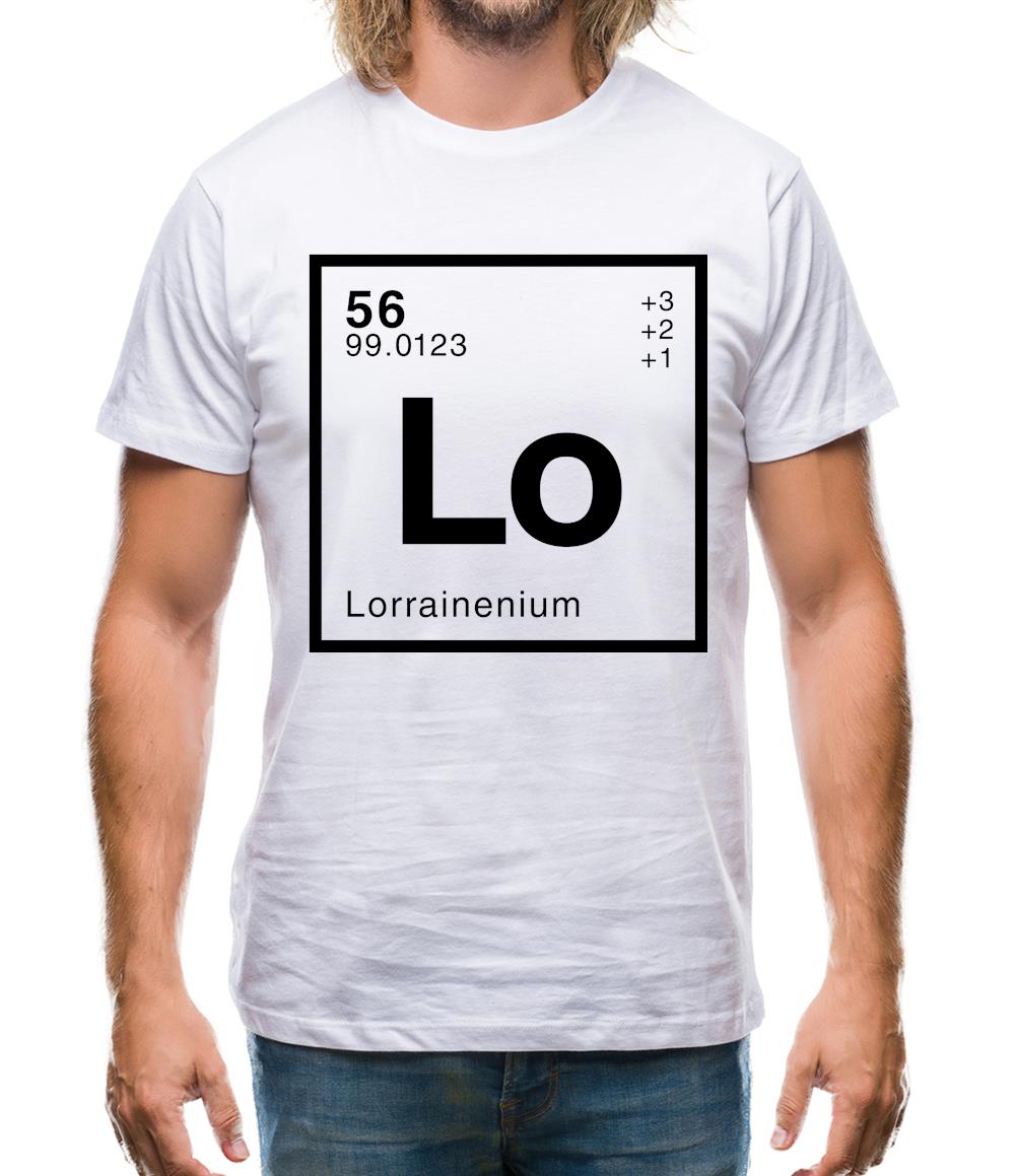 Lorraine - Periodic Element Mens T-Shirt Lorraine - Periodic Element Mens T-Shirt