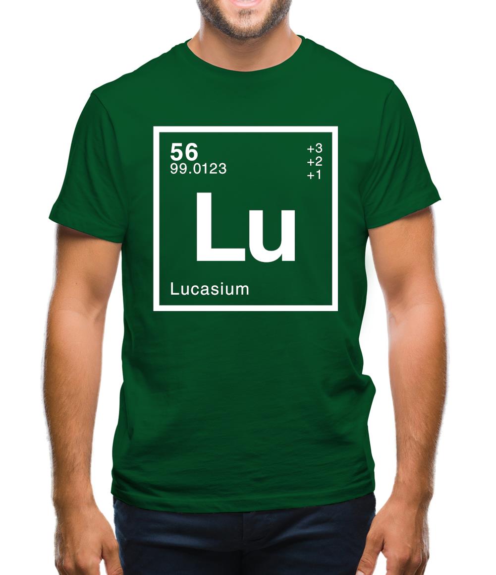 Lucas - Periodic Element Mens T-Shirt Lucas - Periodic Element Mens T-Shirt