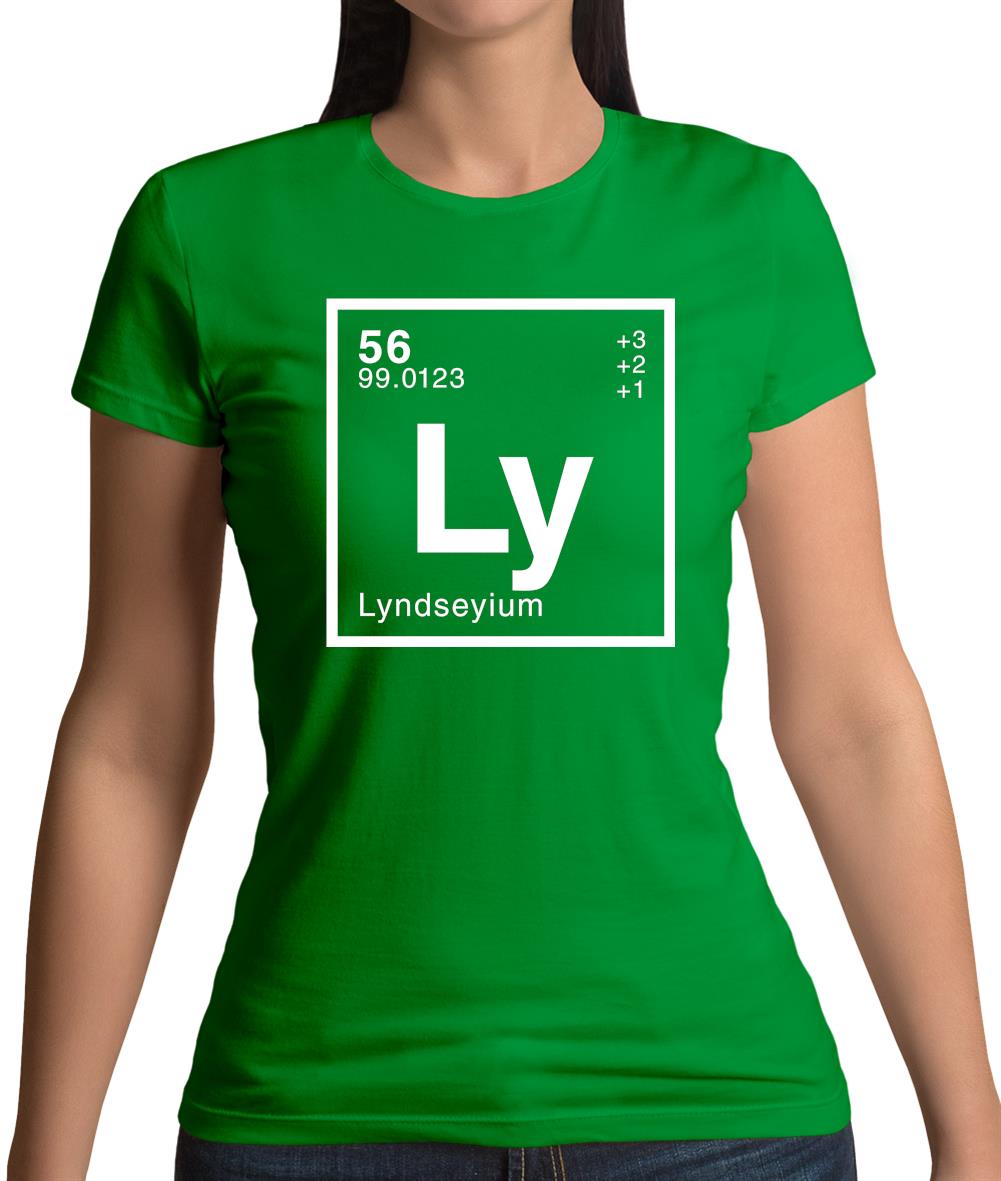 Lyndsey - Periodic Element Womens T-Shirt Lyndsey - Periodic Element Womens T-Shirt
