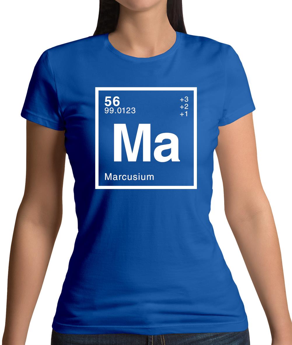 Marcus - Periodic Element Womens T-Shirt Marcus - Periodic Element Womens T-Shirt