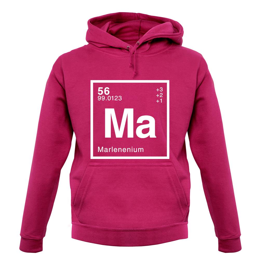 Marlene - Periodic Element unisex hoodie Marlene - Periodic Element unisex hoodie