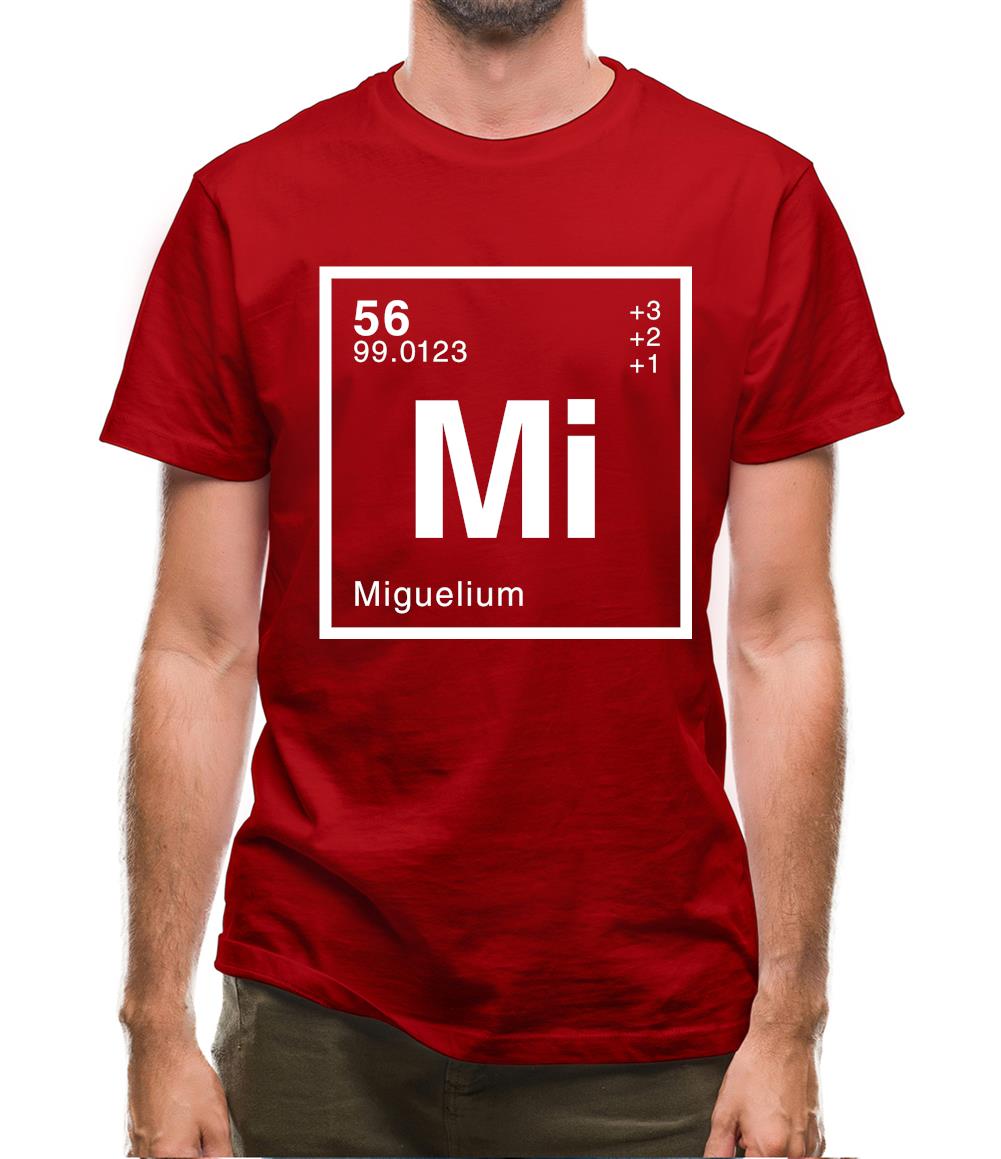 Miguel - Periodic Element Mens T-Shirt Miguel - Periodic Element Mens T-Shirt