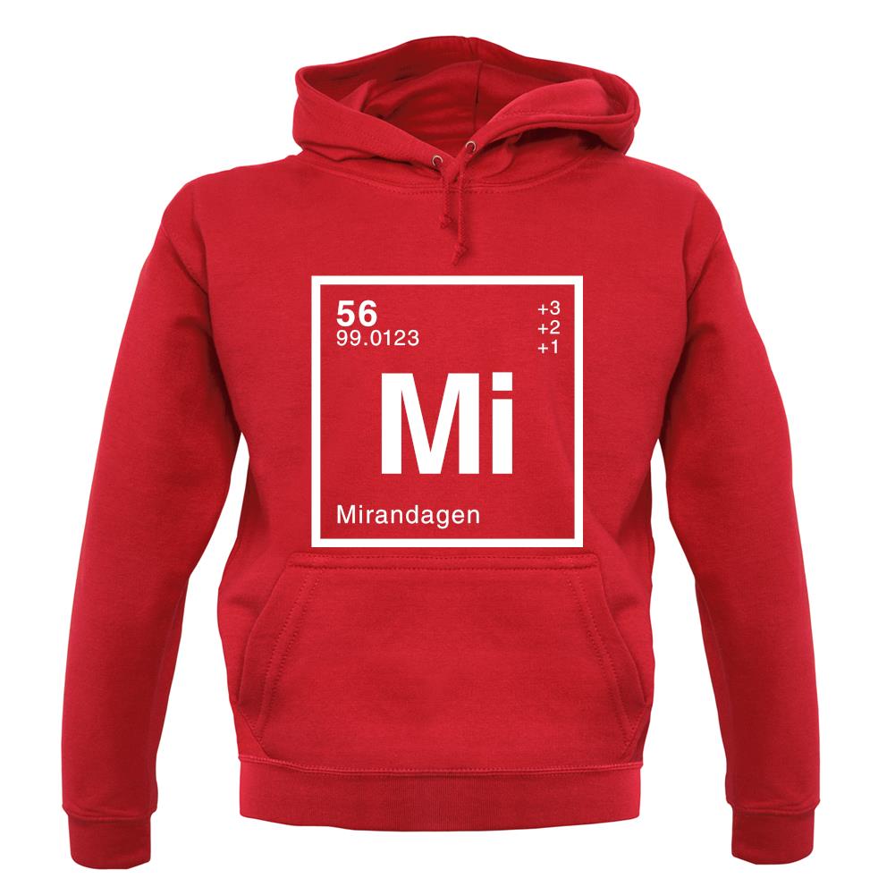 Miranda - Periodic Element unisex hoodie Miranda - Periodic Element unisex hoodie