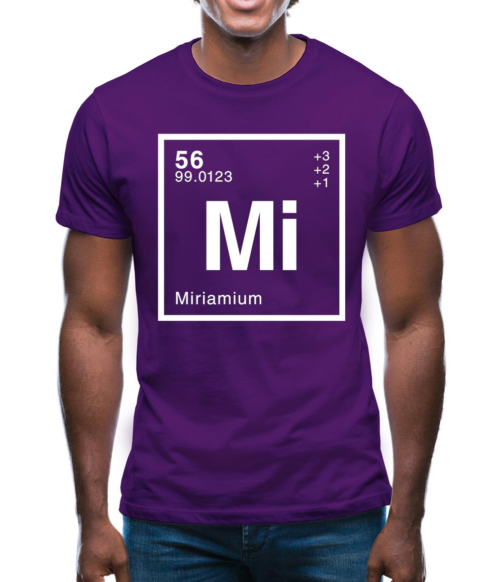 Miriam - Periodic Element Mens T-Shirt Miriam - Periodic Element Mens T-Shirt