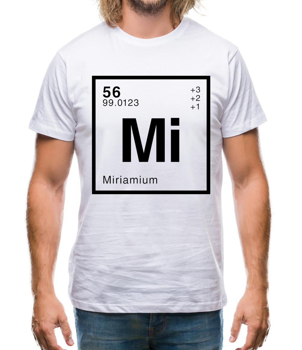 Miriam - Periodic Element Mens T-Shirt Miriam - Periodic Element Mens T-Shirt