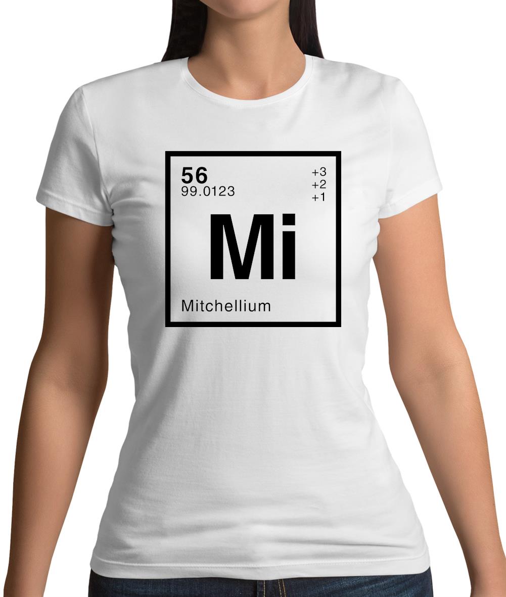 Mitchell - Periodic Element Womens T-Shirt Mitchell - Periodic Element Womens T-Shirt