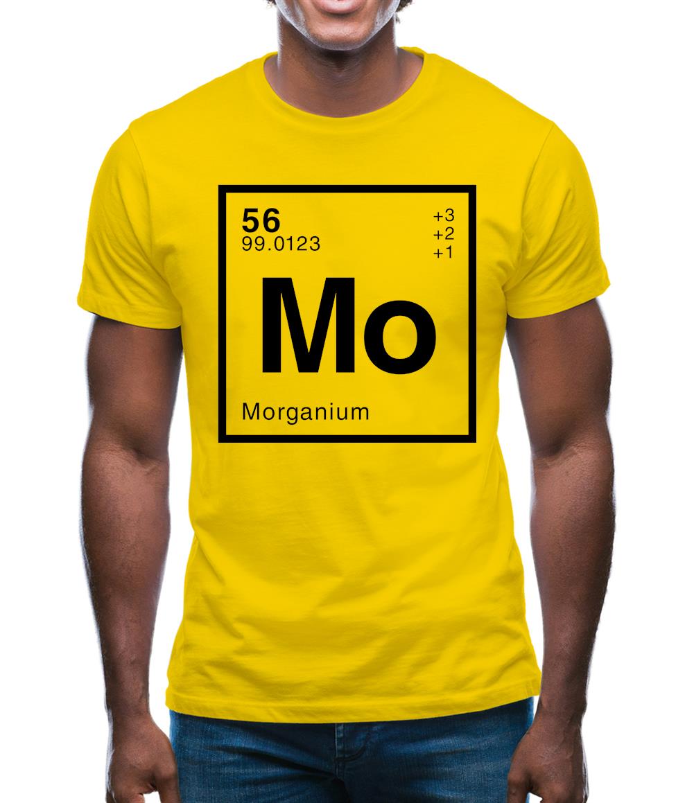 Morgan - Periodic Element Mens T-Shirt Morgan - Periodic Element Mens T-Shirt