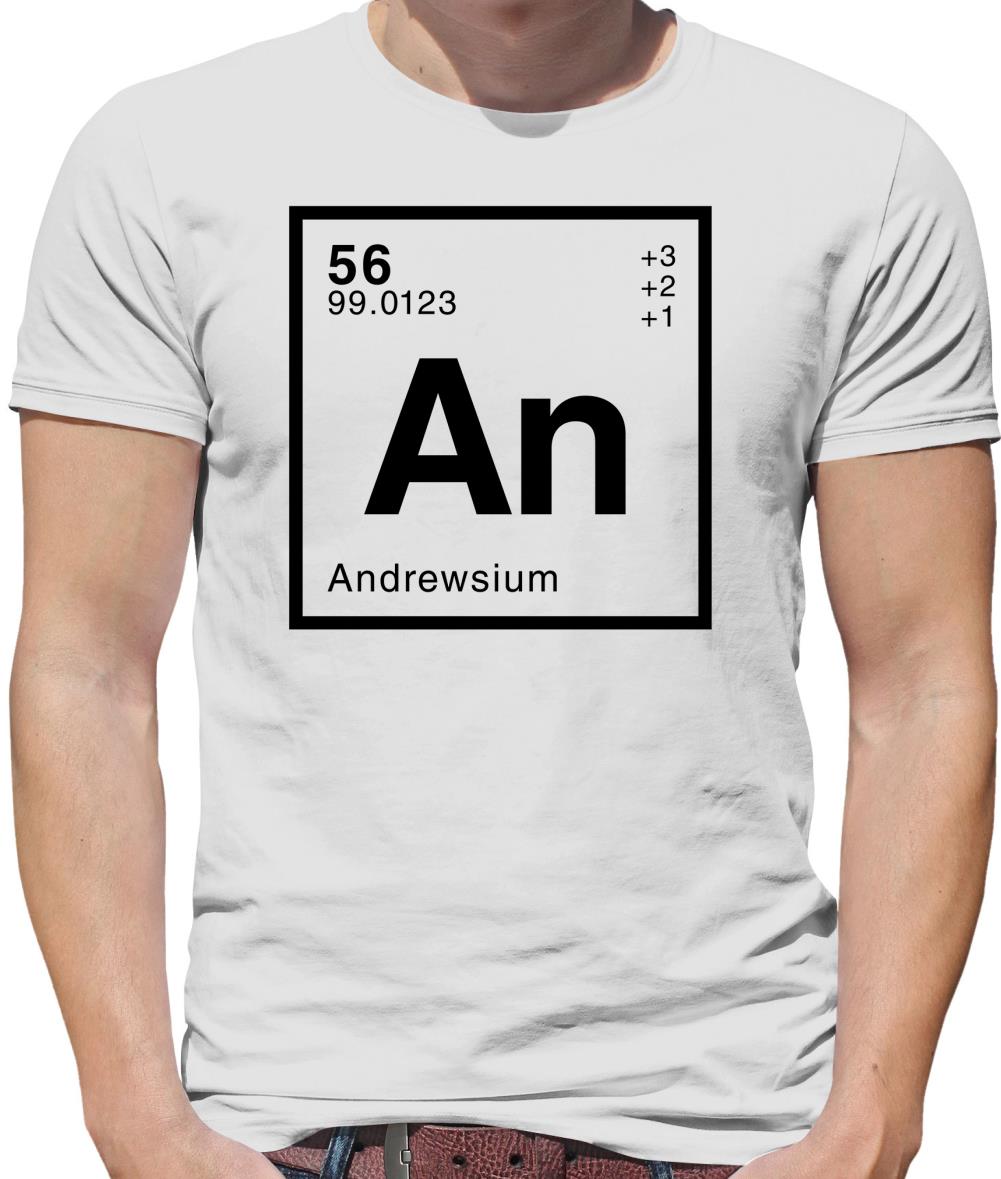 Andrews - Periodic Element Mens T-Shirt Andrews - Periodic Element Mens T-Shirt