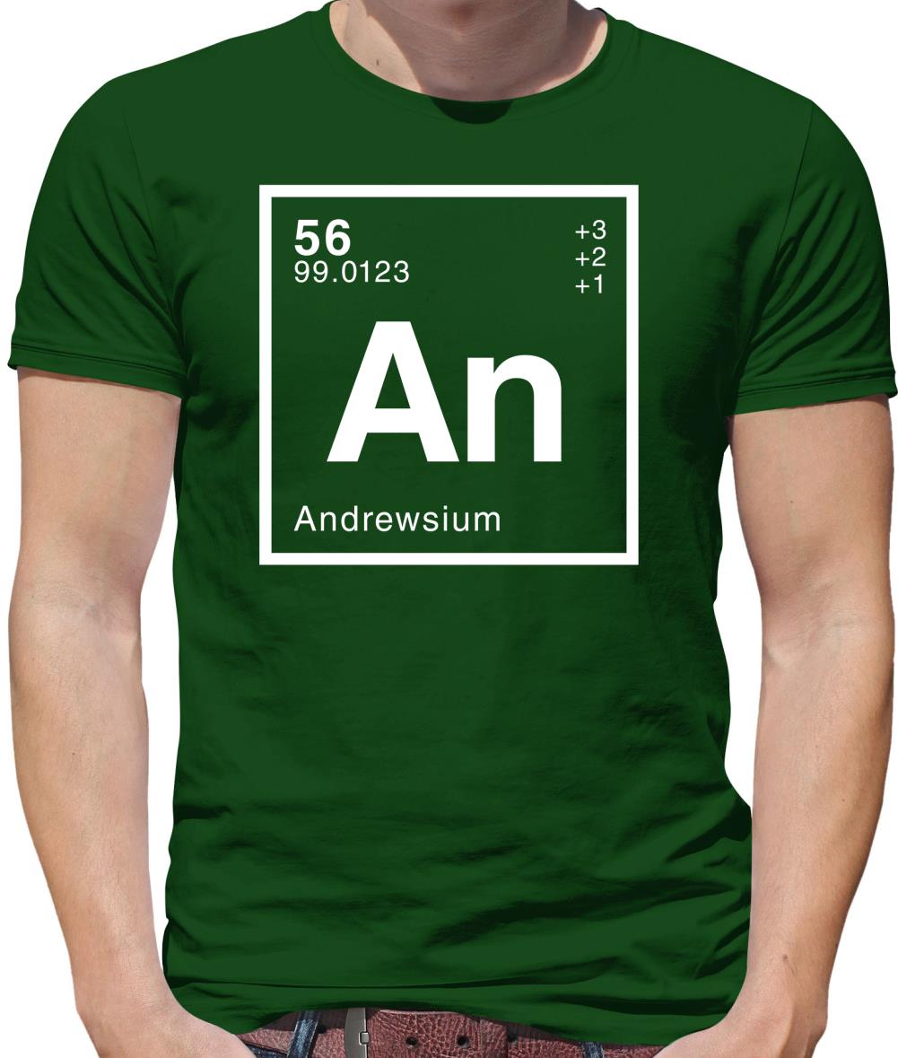 Andrews - Periodic Element Mens T-Shirt Andrews - Periodic Element Mens T-Shirt