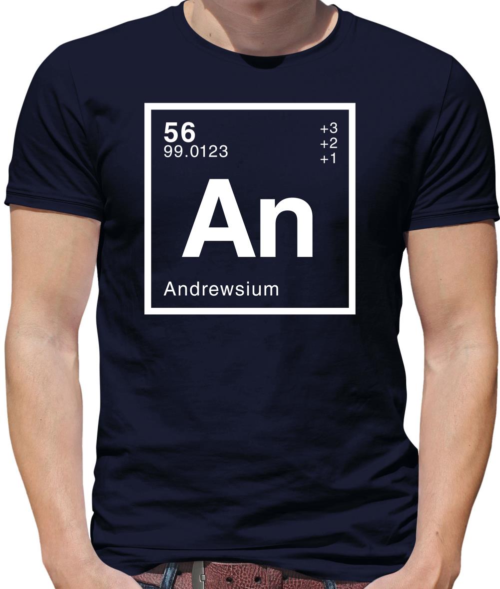 Andrews - Periodic Element Mens T-Shirt Andrews - Periodic Element Mens T-Shirt