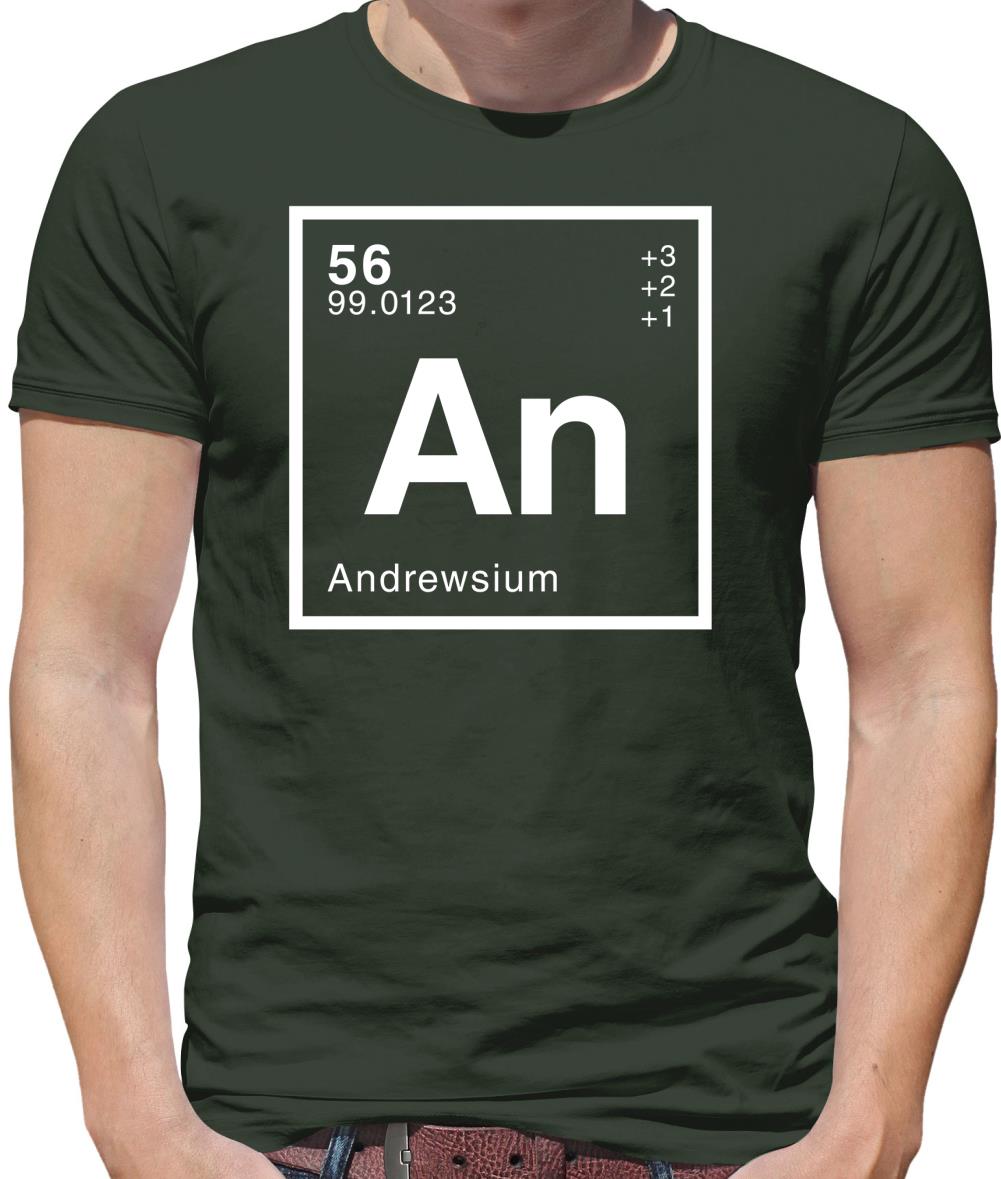 Andrews - Periodic Element Mens T-Shirt Andrews - Periodic Element Mens T-Shirt