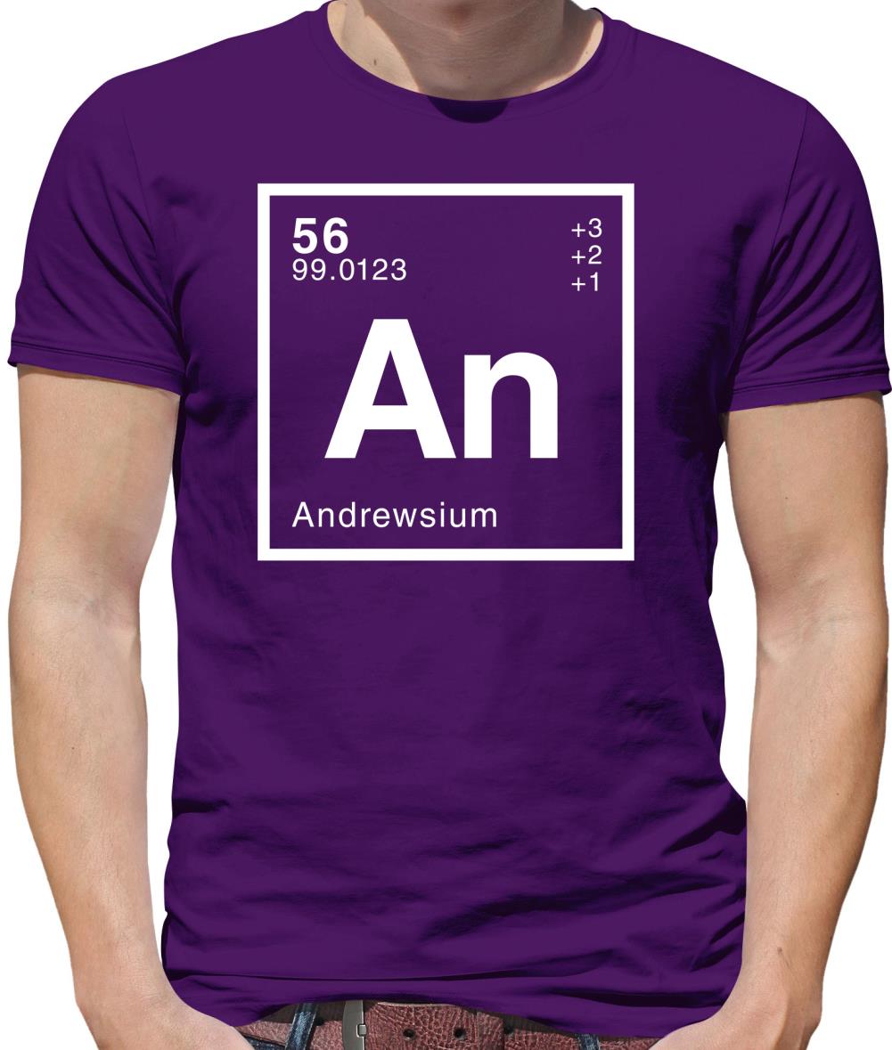 Andrews - Periodic Element Mens T-Shirt Andrews - Periodic Element Mens T-Shirt