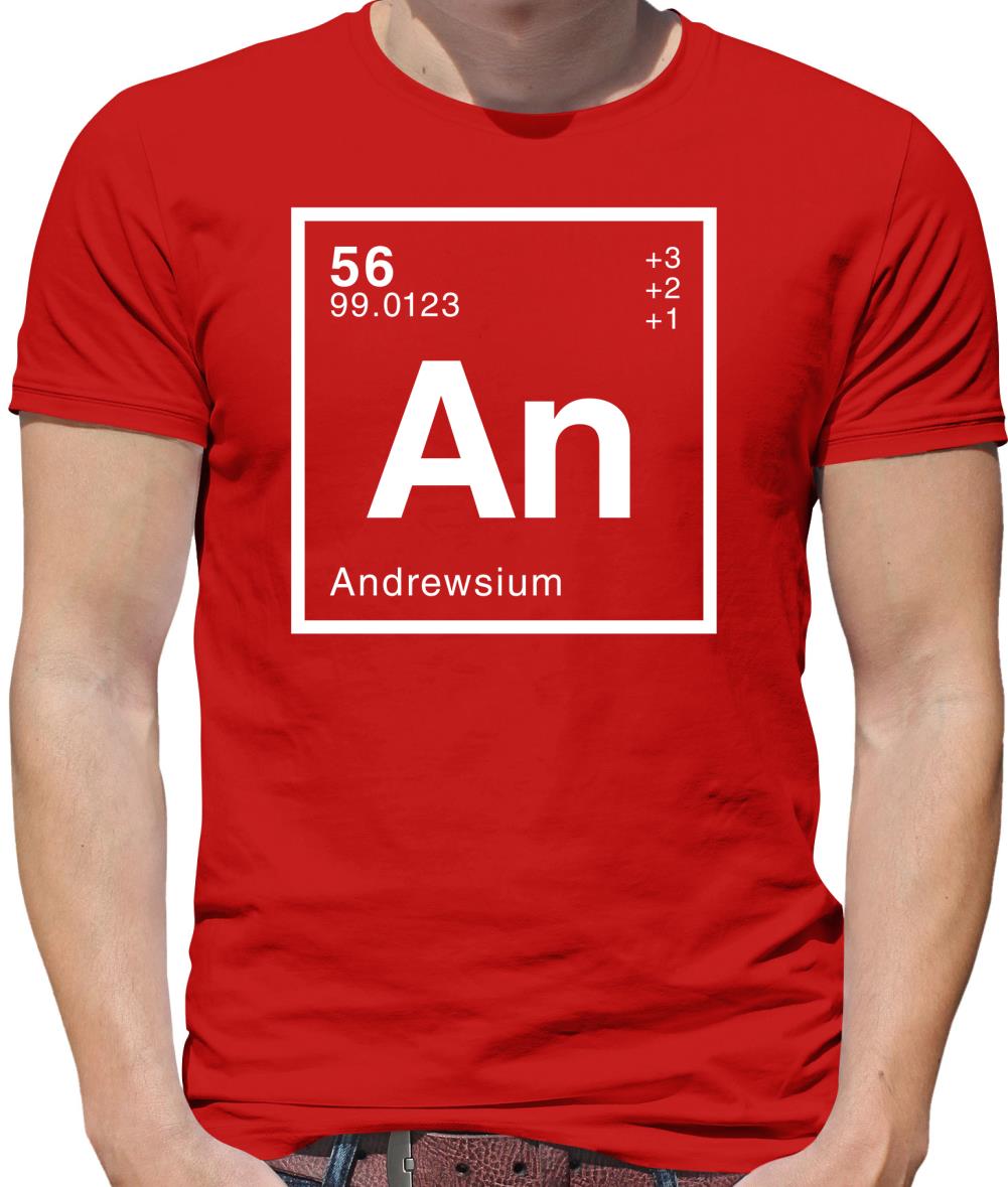 Andrews - Periodic Element Mens T-Shirt