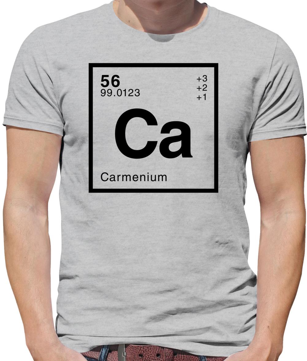 Carmen - Periodic Element Mens T-Shirt Carmen - Periodic Element Mens T-Shirt