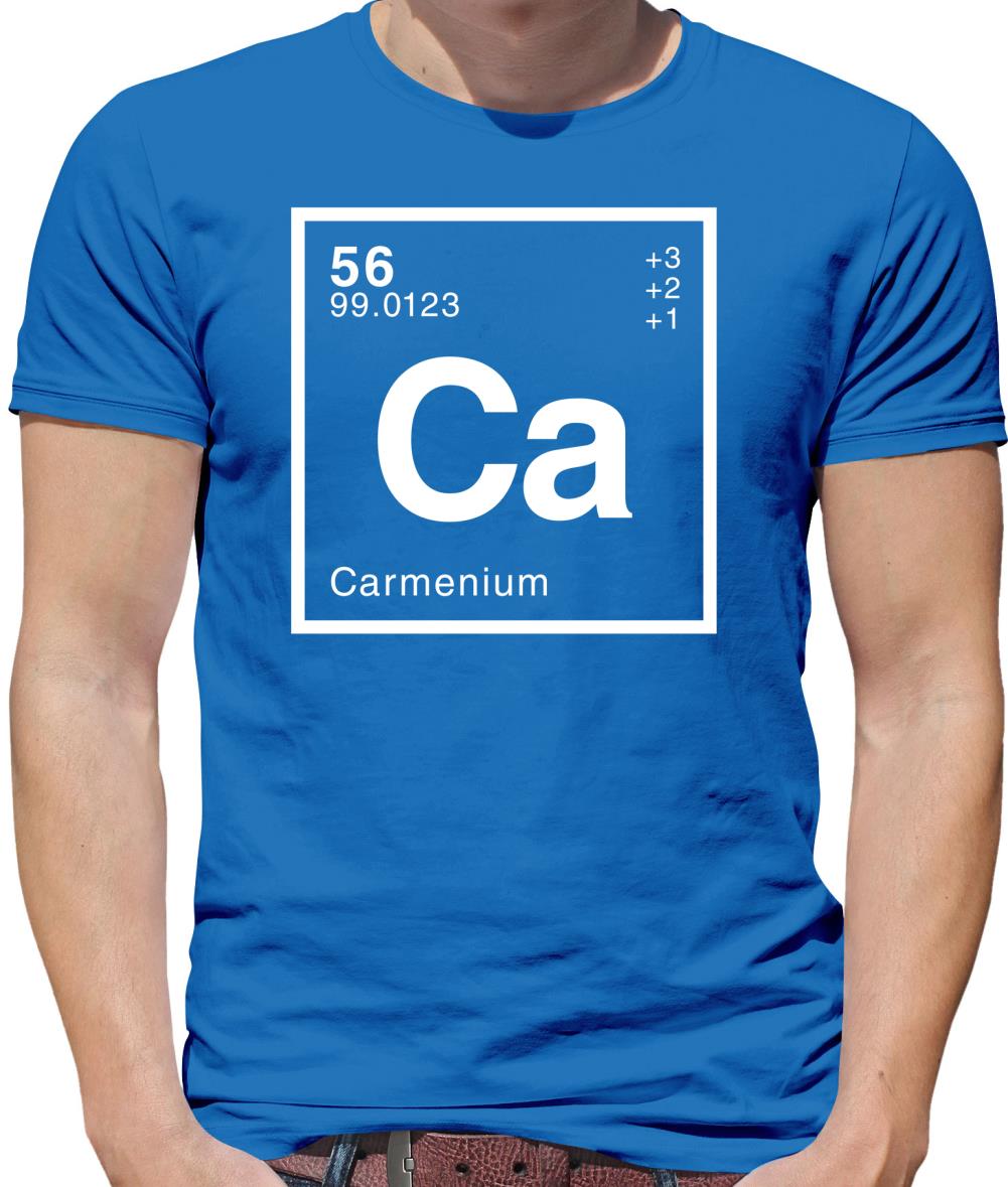 Carmen - Periodic Element Mens T-Shirt Carmen - Periodic Element Mens T-Shirt