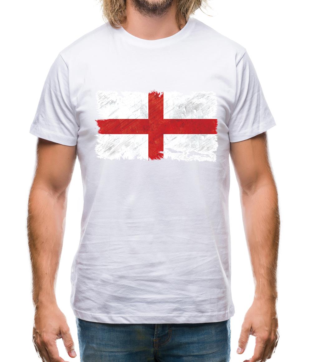 England Grunge Style Flag Mens T-Shirt England Grunge Style Flag Mens T-Shirt