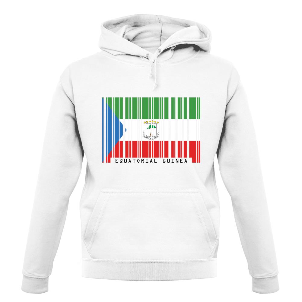 Equatorial Guinea  Barcode Style Flag unisex hoodie Equatorial Guinea  Barcode Style Flag unisex hoodie