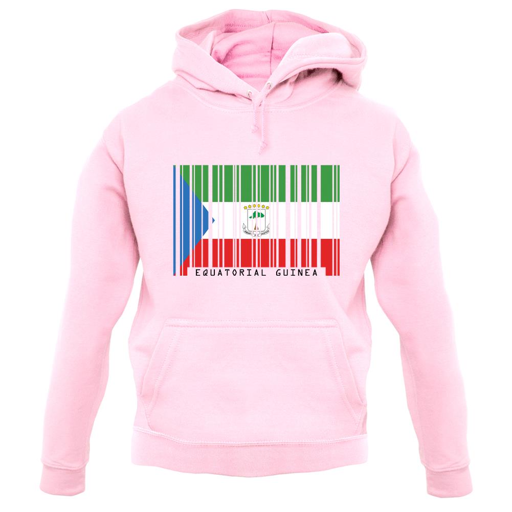 Equatorial Guinea  Barcode Style Flag unisex hoodie Equatorial Guinea  Barcode Style Flag unisex hoodie