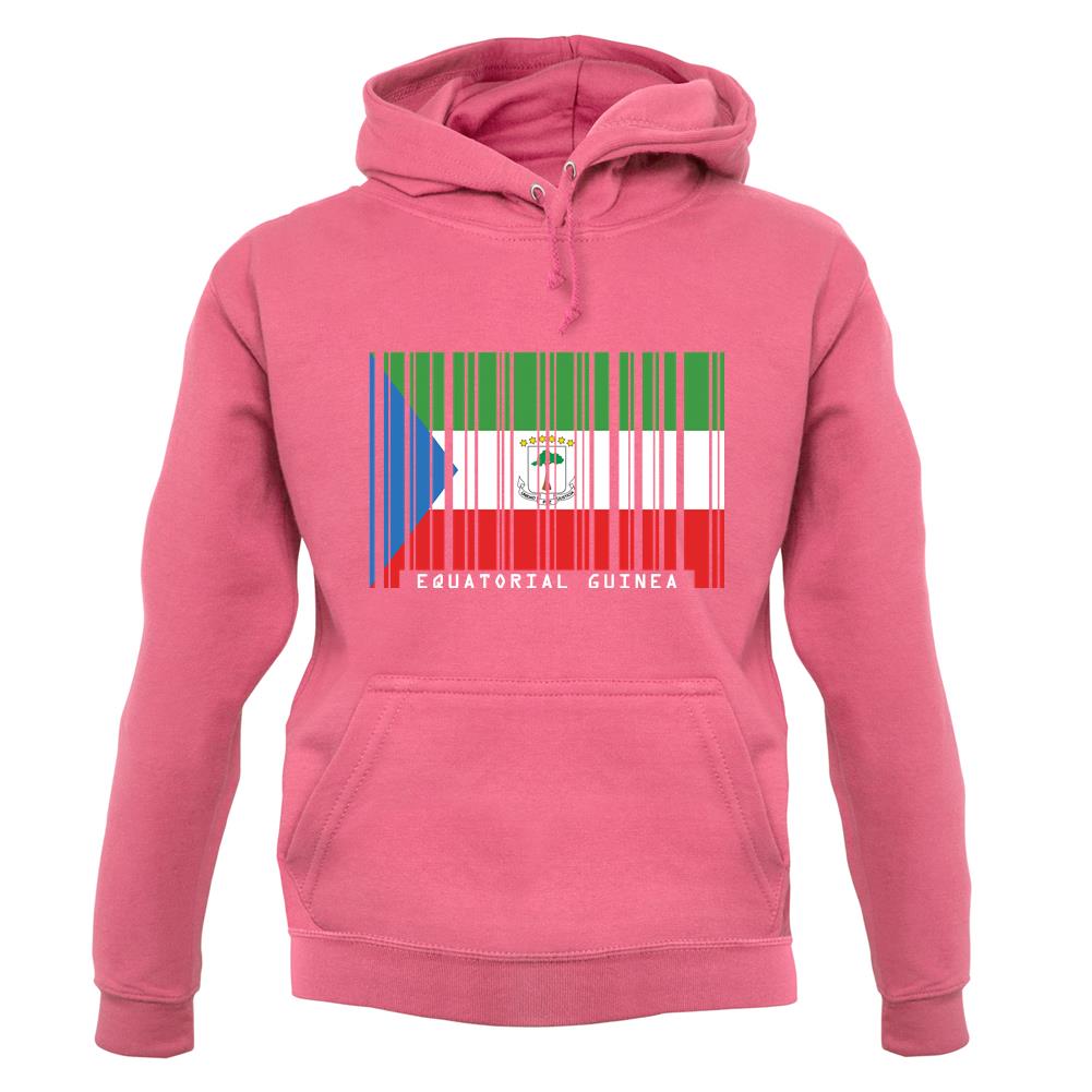 Equatorial Guinea  Barcode Style Flag unisex hoodie Equatorial Guinea  Barcode Style Flag unisex hoodie