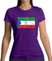 Equatorial Guinea Grunge Style Flag Womens T-Shirt Equatorial Guinea Grunge Style Flag Womens T-Shirt