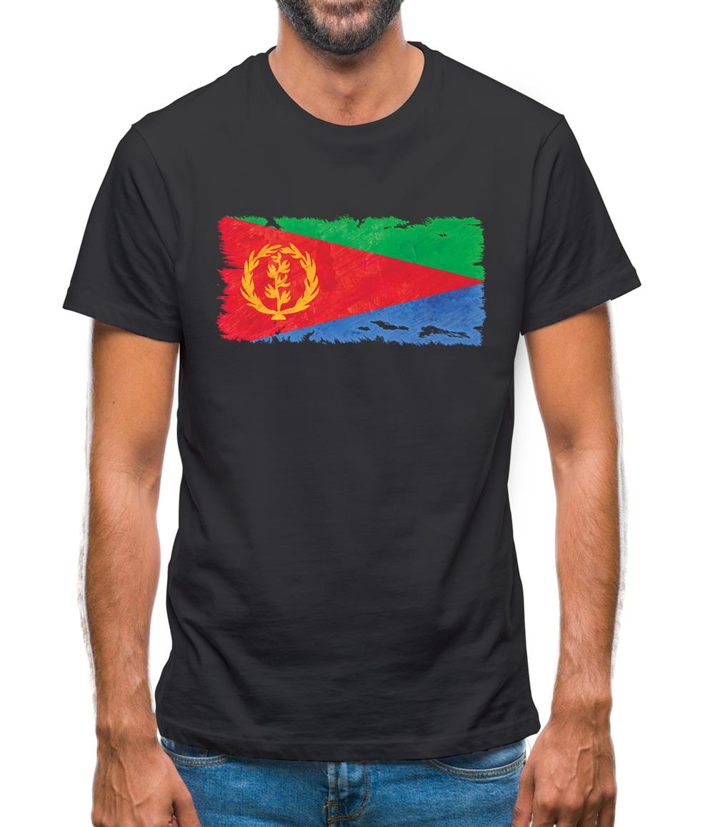 Eritrea Grunge Style Flag Mens T-Shirt Eritrea Grunge Style Flag Mens T-Shirt