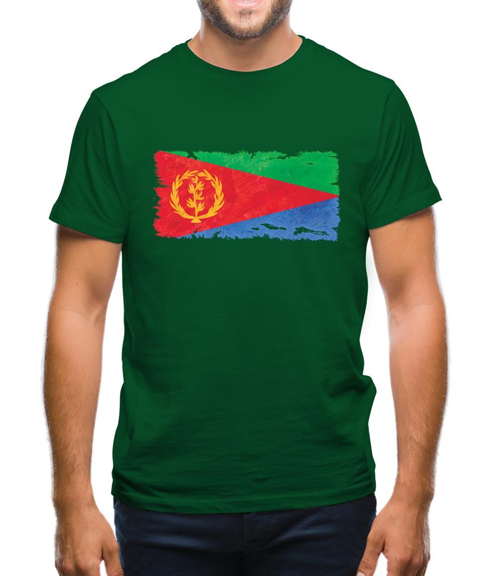 Eritrea Grunge Style Flag Mens T-Shirt Eritrea Grunge Style Flag Mens T-Shirt