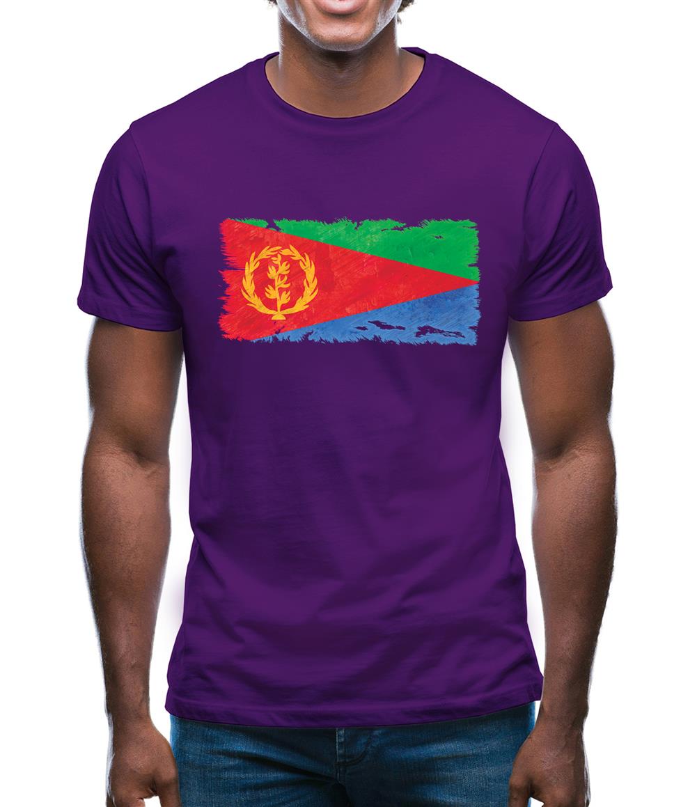 Eritrea Grunge Style Flag Mens T-Shirt Eritrea Grunge Style Flag Mens T-Shirt