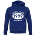 Established 1999 Roman Numerals unisex hoodie Established 1999 Roman Numerals unisex hoodie