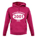 Established 2001 Roman Numerals unisex hoodie Established 2001 Roman Numerals unisex hoodie