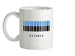Estonia Barcode Style Flag Ceramic Mug Estonia Barcode Style Flag Ceramic Mug