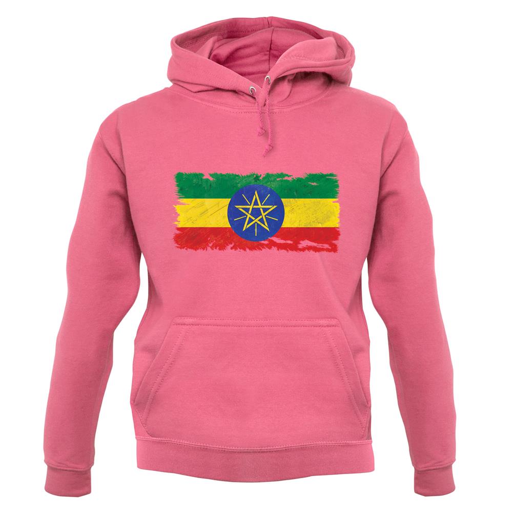 Ethiopia Grunge Style Flag unisex hoodie Ethiopia Grunge Style Flag unisex hoodie