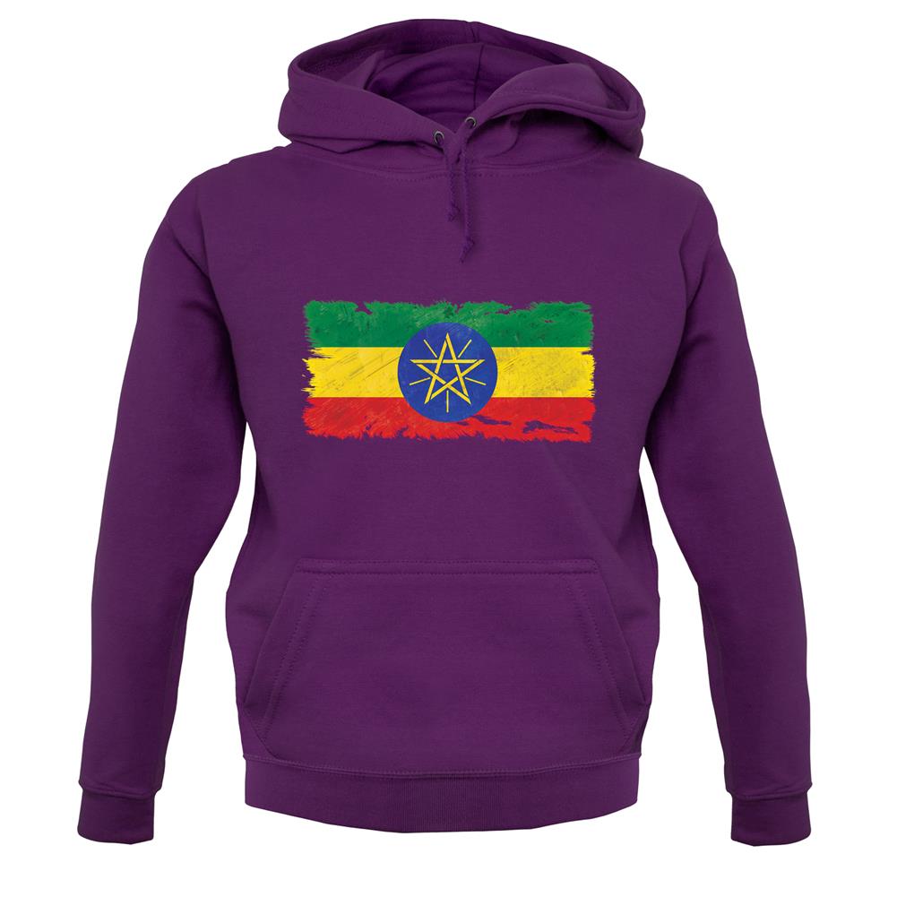 Ethiopia Grunge Style Flag unisex hoodie Ethiopia Grunge Style Flag unisex hoodie
