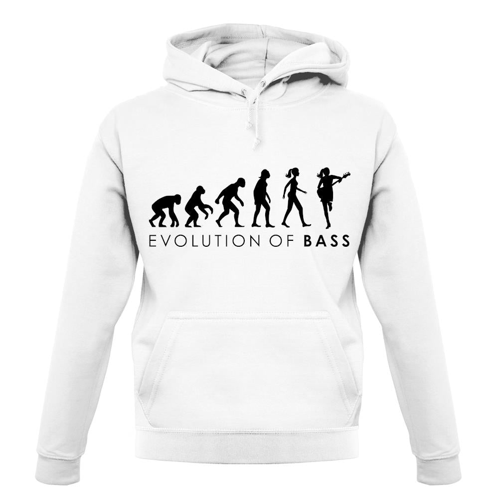 Evolution Of Woman Bass Player unisex hoodie Evolution Of Woman Bass Player unisex hoodie