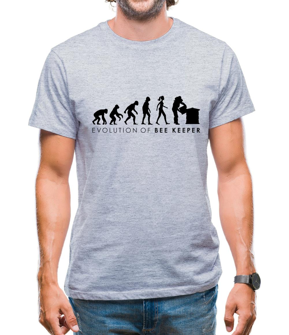 Evolution Of Woman Beekeeper Mens T-Shirt Evolution Of Woman Beekeeper Mens T-Shirt