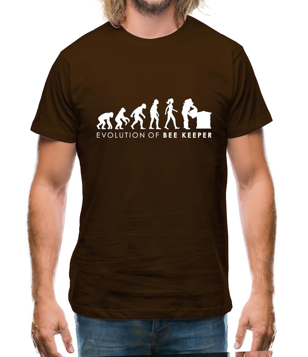 Evolution Of Woman Beekeeper Mens T-Shirt Evolution Of Woman Beekeeper Mens T-Shirt