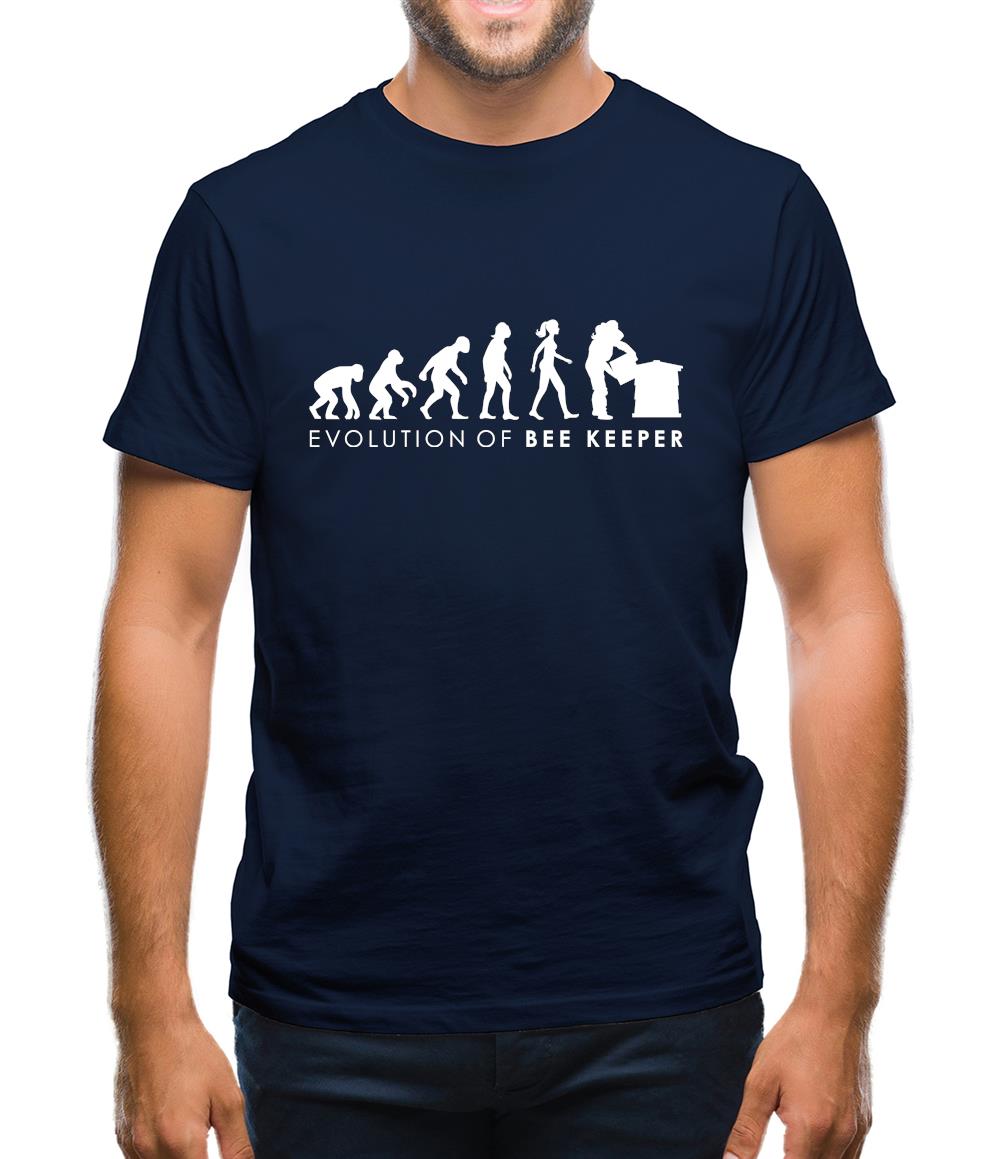 Evolution Of Woman Beekeeper Mens T-Shirt Evolution Of Woman Beekeeper Mens T-Shirt