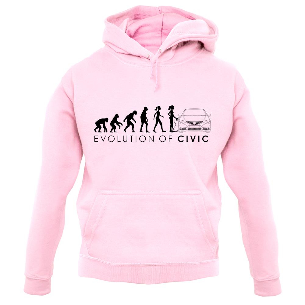 Evolution Of Woman Civic unisex hoodie Evolution Of Woman Civic unisex hoodie