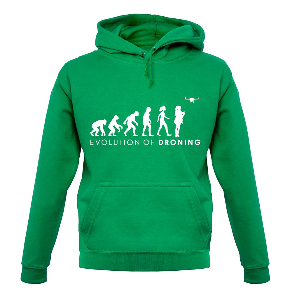 Evolution Of Woman Droning unisex hoodie Evolution Of Woman Droning unisex hoodie