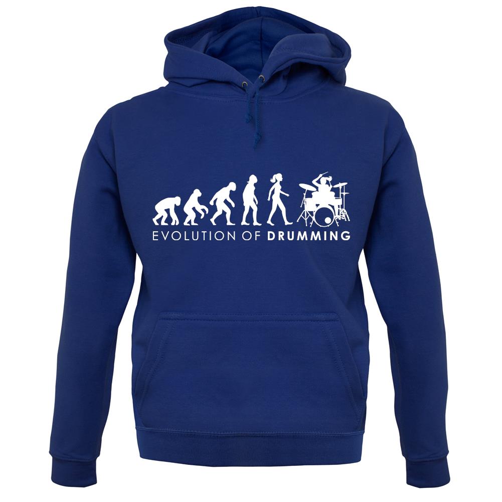 Evolution Of Woman Drumming unisex hoodie Evolution Of Woman Drumming unisex hoodie