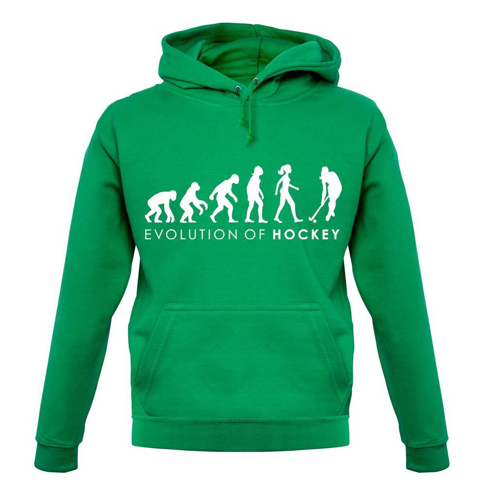 Evolution Of Woman Fieldhockey unisex hoodie Evolution Of Woman Fieldhockey unisex hoodie