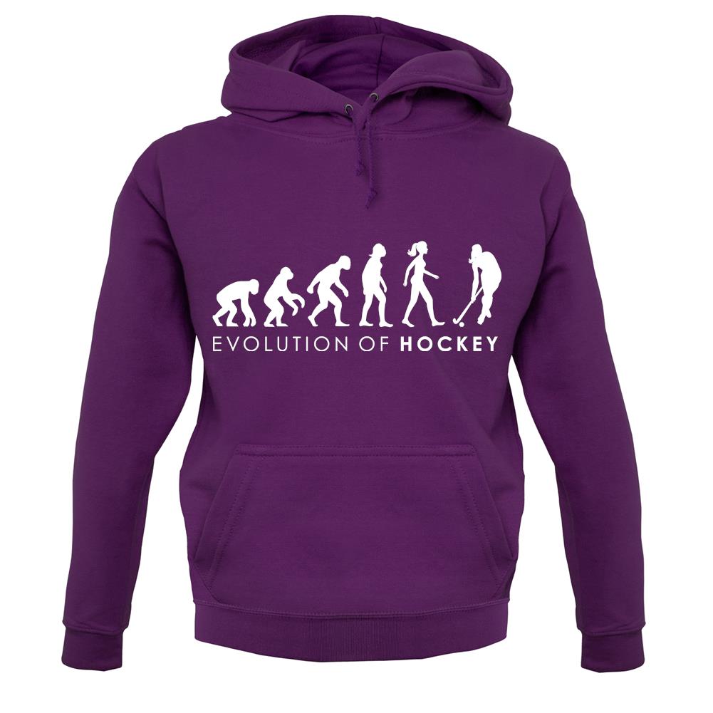 Evolution Of Woman Fieldhockey unisex hoodie Evolution Of Woman Fieldhockey unisex hoodie