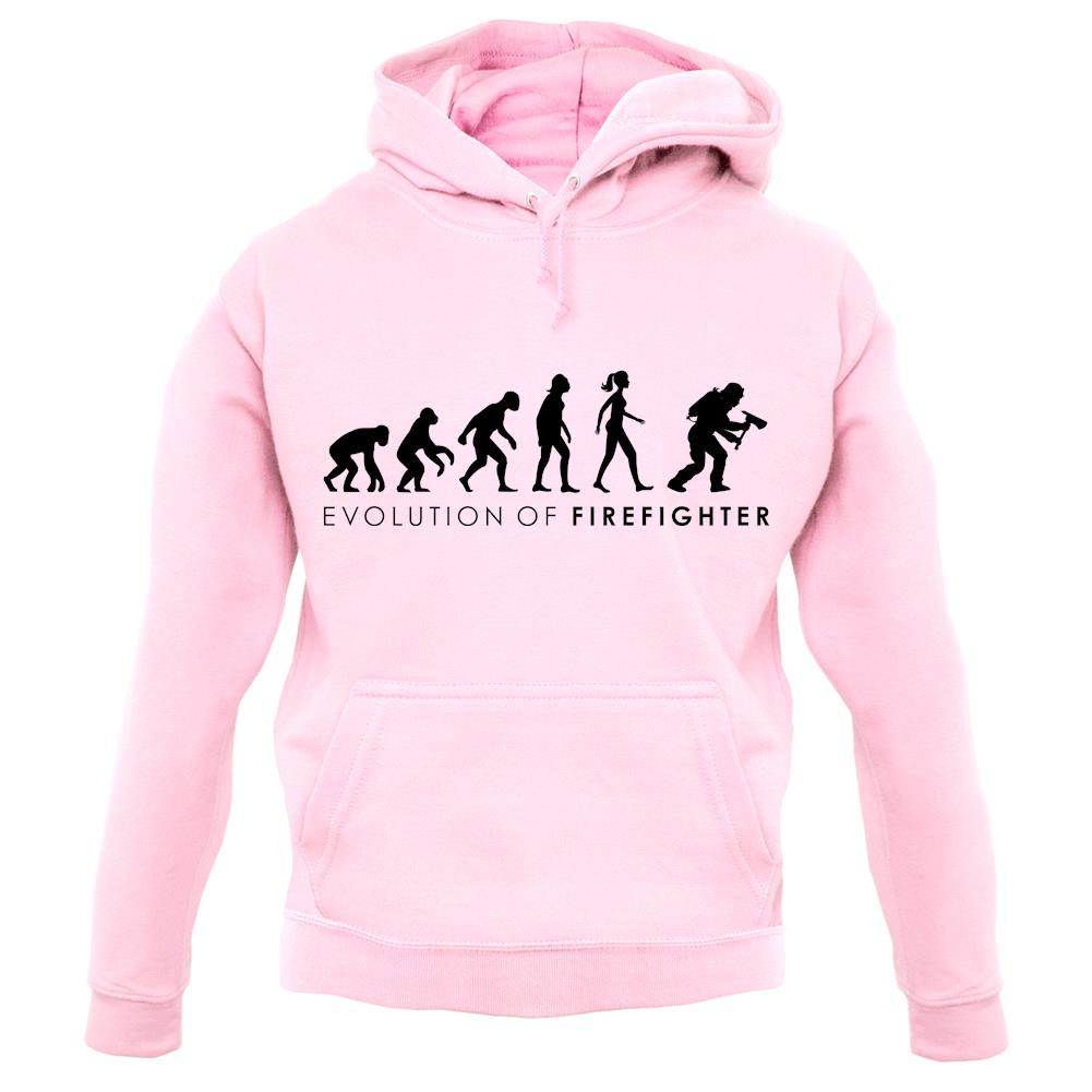 Evolution Of Woman Firefighter unisex hoodie Evolution Of Woman Firefighter unisex hoodie
