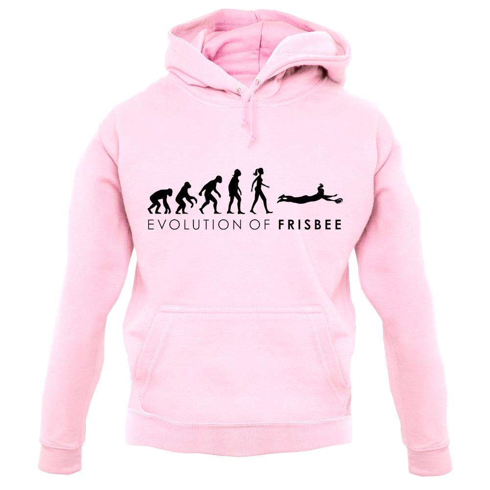 Evolution Of Woman Frisbee unisex hoodie Evolution Of Woman Frisbee unisex hoodie