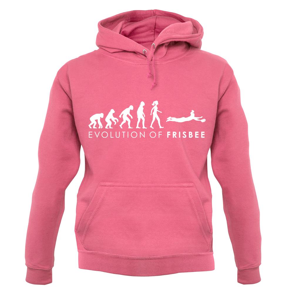 Evolution Of Woman Frisbee unisex hoodie Evolution Of Woman Frisbee unisex hoodie