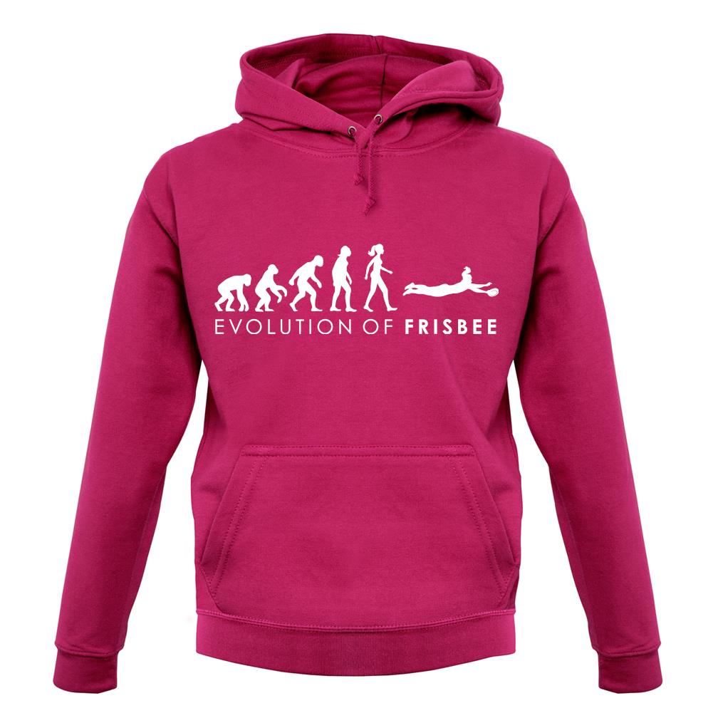 Evolution Of Woman Frisbee unisex hoodie Evolution Of Woman Frisbee unisex hoodie